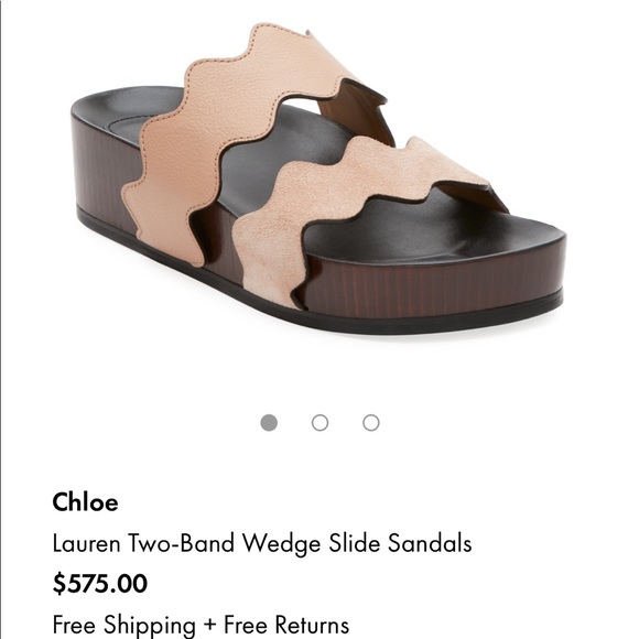 chloe lauren slide sandal